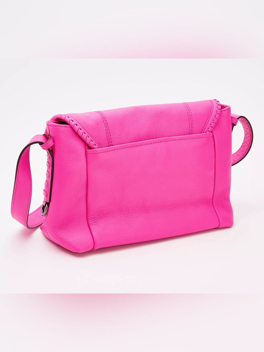 Aimee Kestenberg | Genuine Leather Hot Pink All For Love Crossbody - Picture 13 of 14